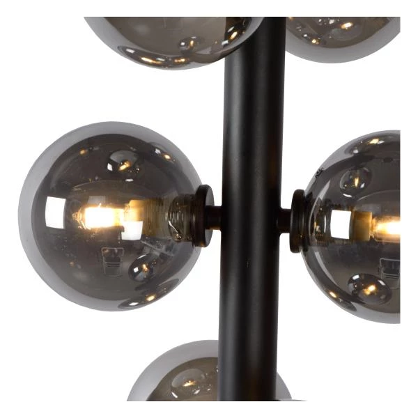 Lucide TYCHO - Lámpara colgante - Ø 25,5 cm - 6xG9 - Negro - detalle 4